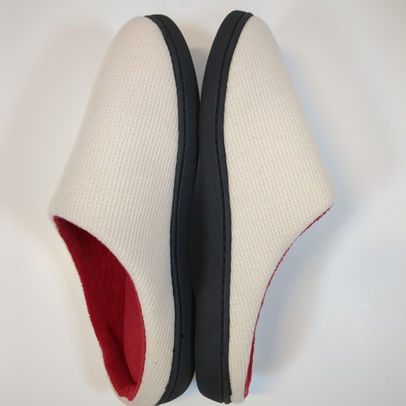Rockdove slip on cream/red men's shoes , size medium 9/10 - Picture 8 of 11